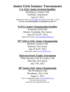 Junior Girls Summer Tournaments