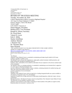Board Of Trustees Meeting 11.30.10