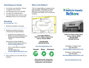 What is a ReStore?
