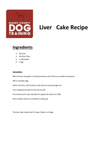 Liver Cake Recipe - Dog Training Blog