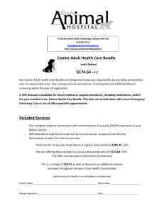 Canine Adult Health Care Bundle