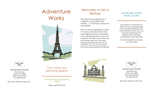 Travel Brochure MS Word