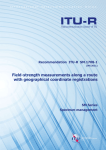 2 The results of mobile field-strength measurement