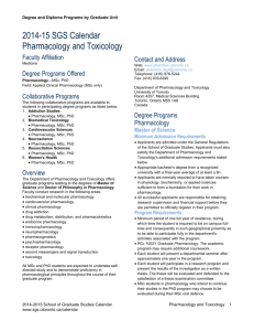 Field: Applied Clinical Pharmacology