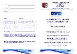 Nexia BT Application form