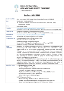 Brief on HVDC 2015