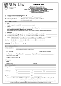 DONATION FORM This form may take you 5 minutes to fill. Please