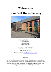 Framfield House practice leaflet