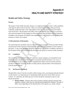 Sample Health and Safety Strategy