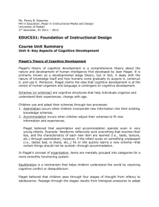 EDUC531: Foundation of Instructional Design Course Unit Summary