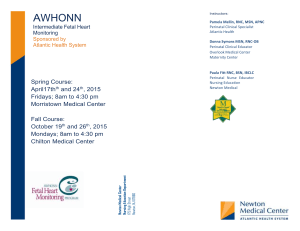 AWHONN Intermediate Fetal Heart Monitoring Sponsored by
