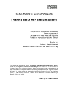 Men & Masculinity (Outline) ( DOCX )