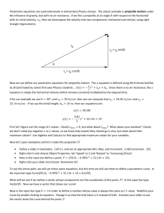 Teacher notes for parametrics and vectors in GeoGebra