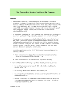 Insert - Connecticut Housing Trust Fund IDA Program