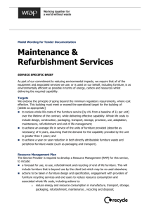 Maintenance & Refurbishment Services