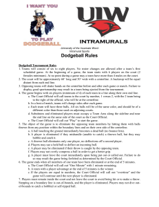 Dodgeball - University of the Incarnate Word