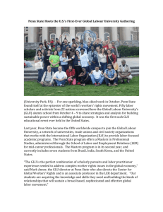 News article on GLU School at Penn State, Oct. 2015
