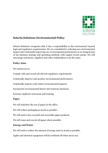 Environmental - Soteria Solutions