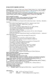 Parish Council Agenda 18 March 2015