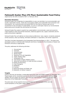 Sustainable Food Policy 16-Dec