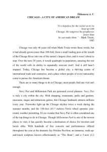 Tikhonova AV CHICAGO - A CITY OF AMERICAN DREAM