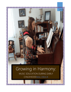 Growing in Harmony Brochure