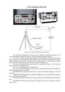 1. ATC Transponder / DME Tester Figure: ATC-600 ATC