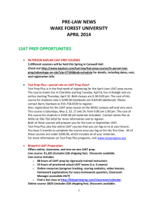pre-law news wake forest university april 2014 lsat prep opportunities