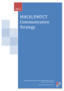 MNCH/PMTCT Communication Strategy
