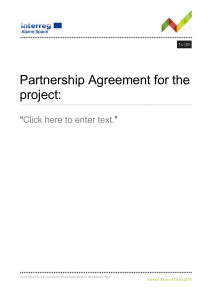 10. Template Partnership Agreement ERDF–LP 0.86