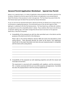SpecialUse Permit Worksheet