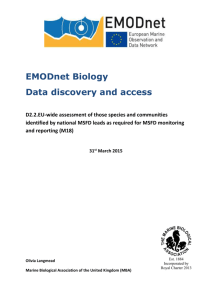D2.2.EU-wide assessment of those species and