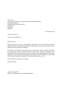 Andrea`s letter to the Environment Agency - 9th