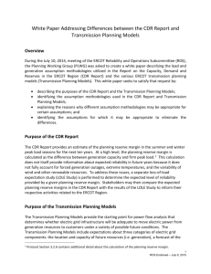 Purpose of the Transmission Planning Models
