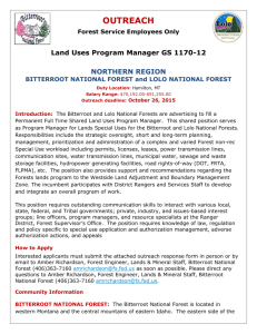 Land Use Manager Outreach