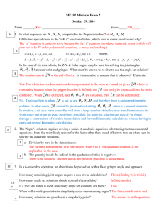 Exam 2 10-29-14 Answers updated