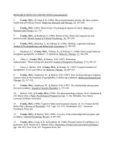 list of her publications and research presentations