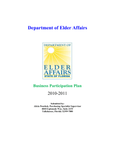 Department of Elder Affairs - Department of Management Services