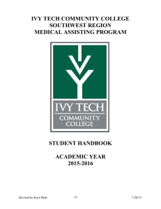 Medical Assisting Student Handbook