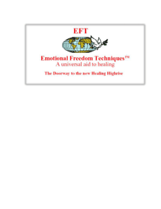 10) E.F.T Mini guide - Seven Streams to Wellness