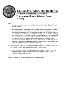 University of Mary Hardin Baylor Student Government Association