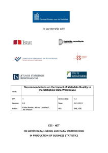 Recommendations on the Impact of Metadata Quality in the