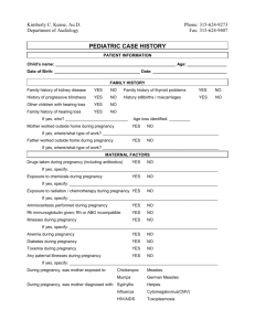 pediatric new patient packet