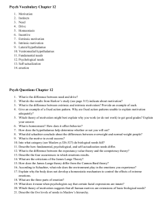 Ch. 12 Vocab and Questions