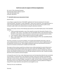 North Bluff support letter