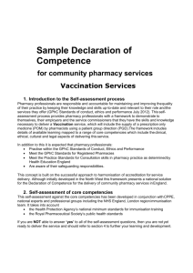 Vaccination DoC Sample for local adoption