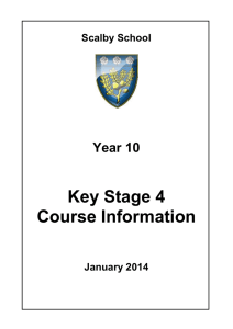 Year 10 courses Booklet 2014-2015