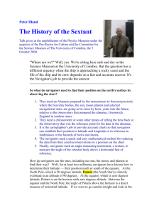 Peter Ifland The History of the Sextant