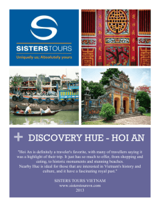 Hue - Hoi An - Sisters Tours Vietnam