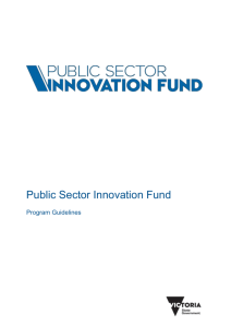 Innovation Fund Program Guidelines